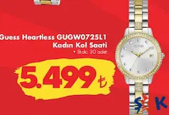 GUESS HEARTLESS GUGW0725L1 KADIN KOL SAATİ GUESS HEARTLESS GUGW0725L1 KADIN KOL SAATİ